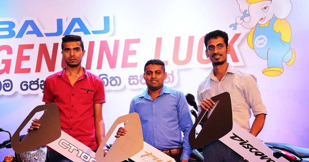 Bajaj Genuine Luck Grand Draw Winners