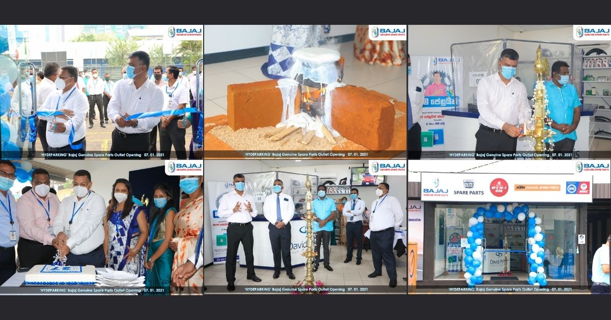 Opening of a Bajaj Genuine Parts & Accessories Outlet at HYDEPARKING