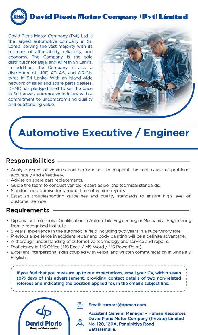 Automotive Executive/ Engineer