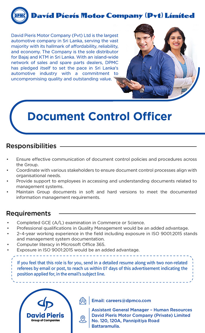 Document Control Officer