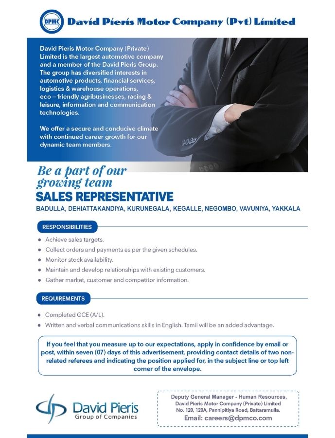 Sales Representatives