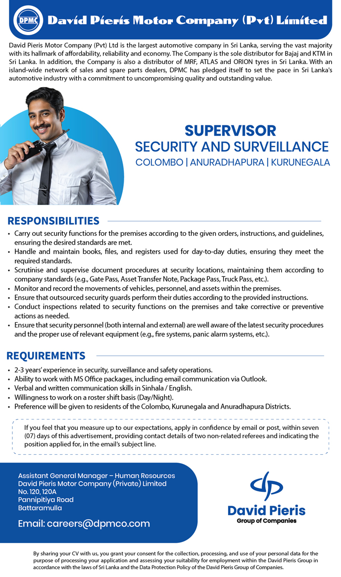 Supervisor Security and Surveillance